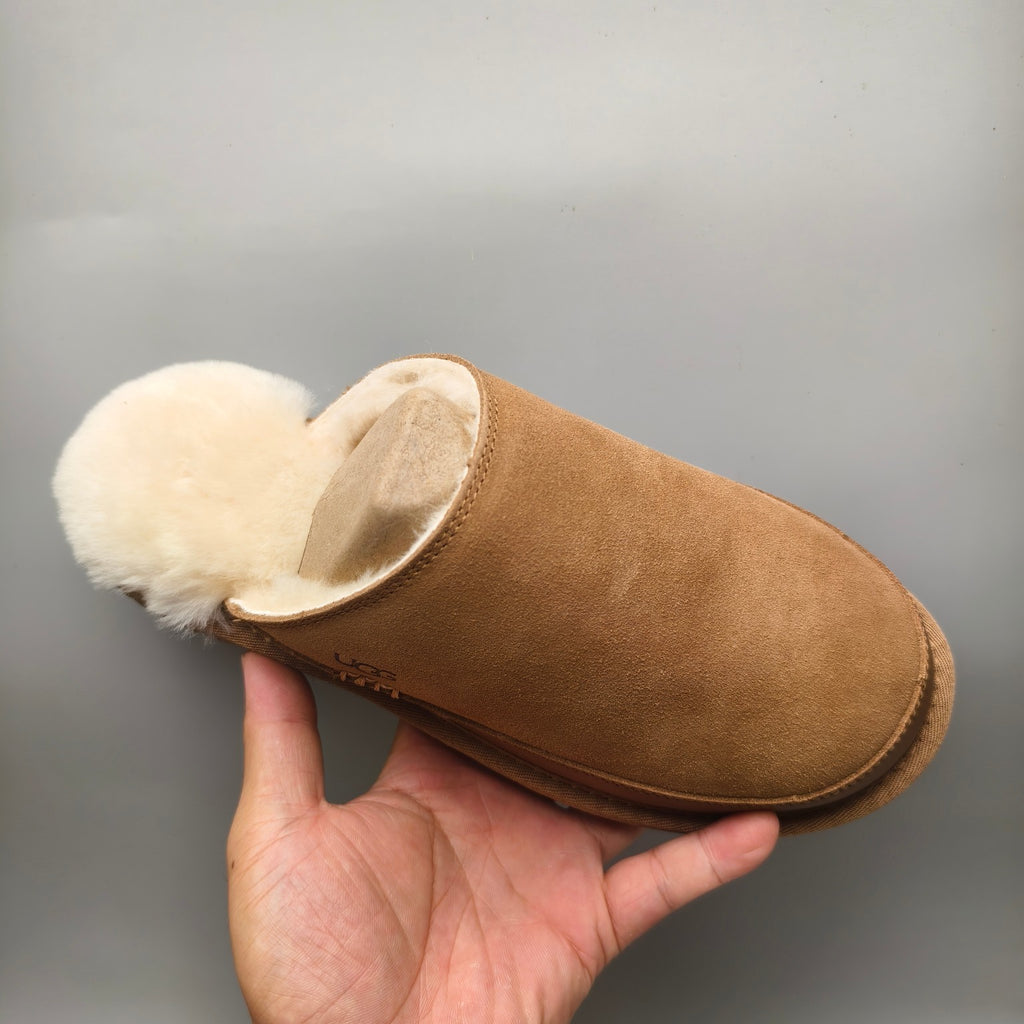 Chestnut Men's Ultra-Light Fluffy Casual Slippers | 4585