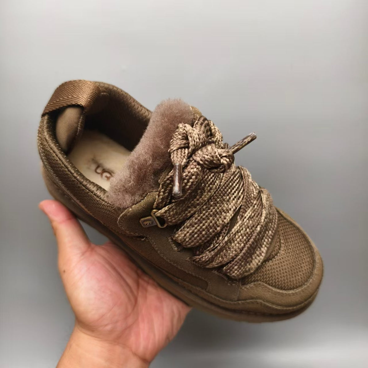 Walnut Brown Unisex Mesh Casual Sneakers | 4032