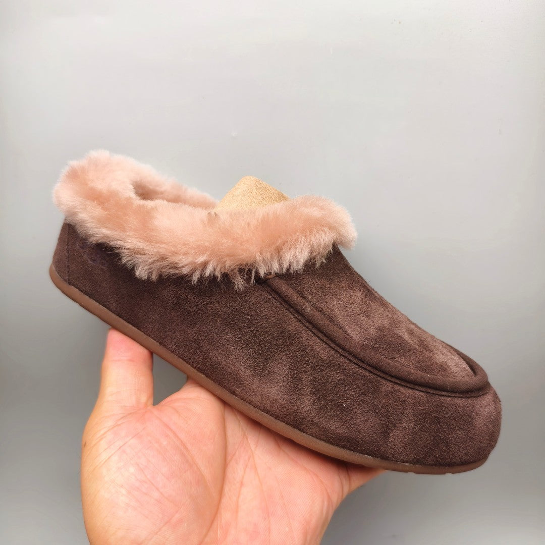 Chocolate Brown Slip-On House Shoes | 1391