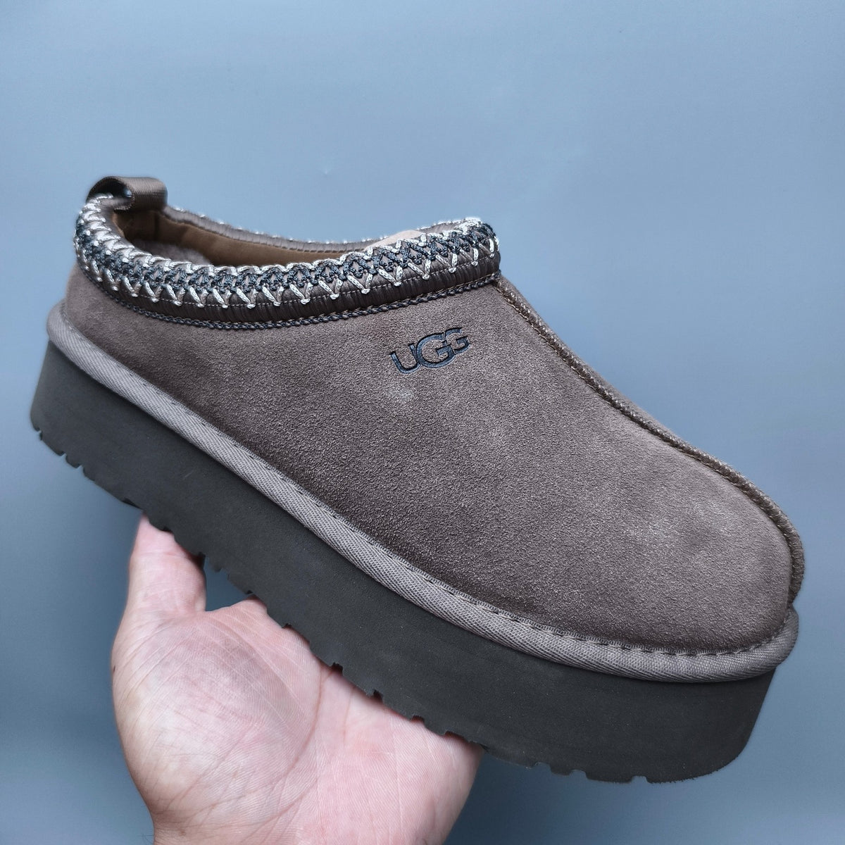 Walnut Brown Folk-Inspired Platform Casual Shoes | 2553 / 2130