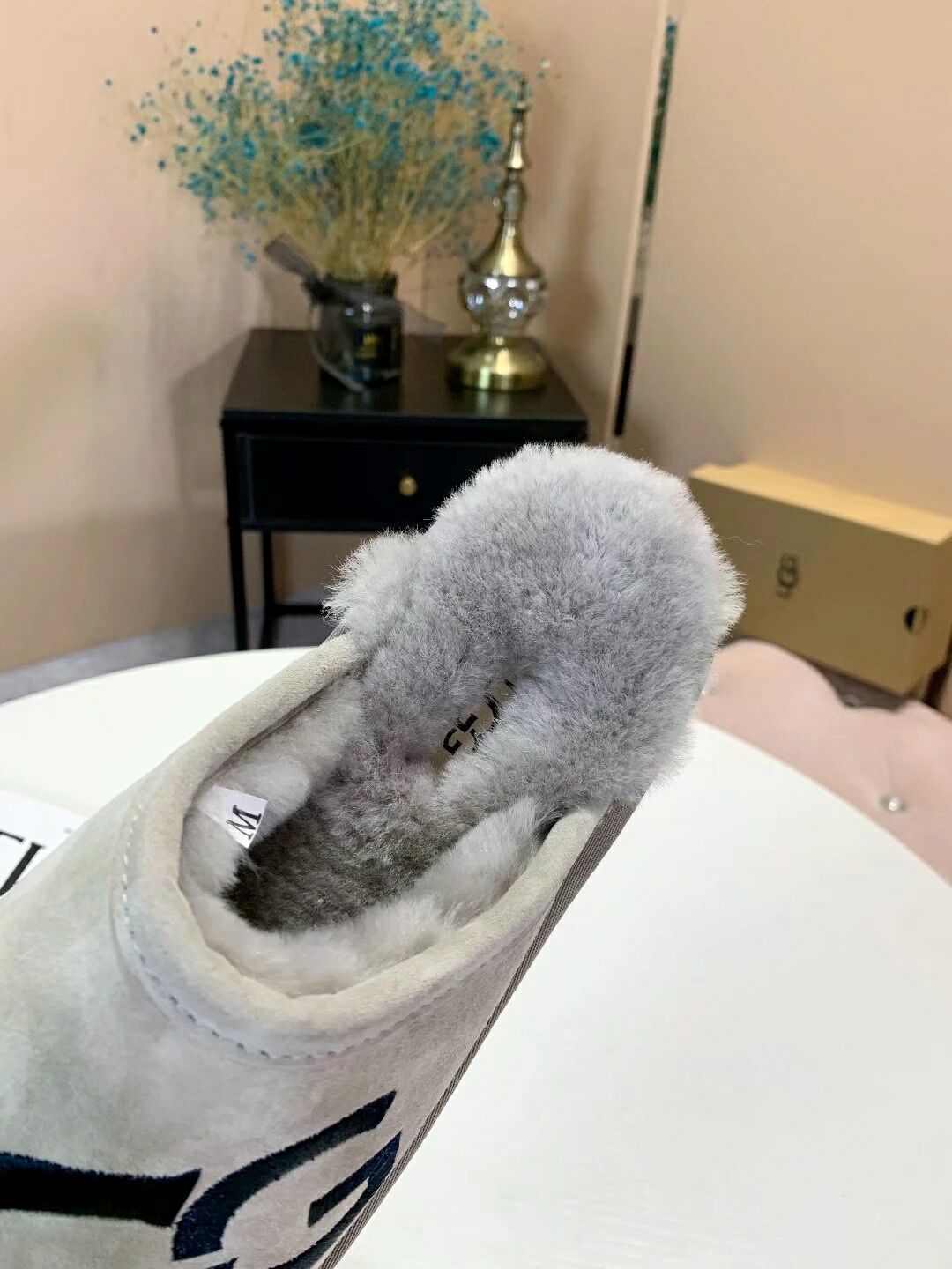Grey Big G Indoor Slippers | 2593