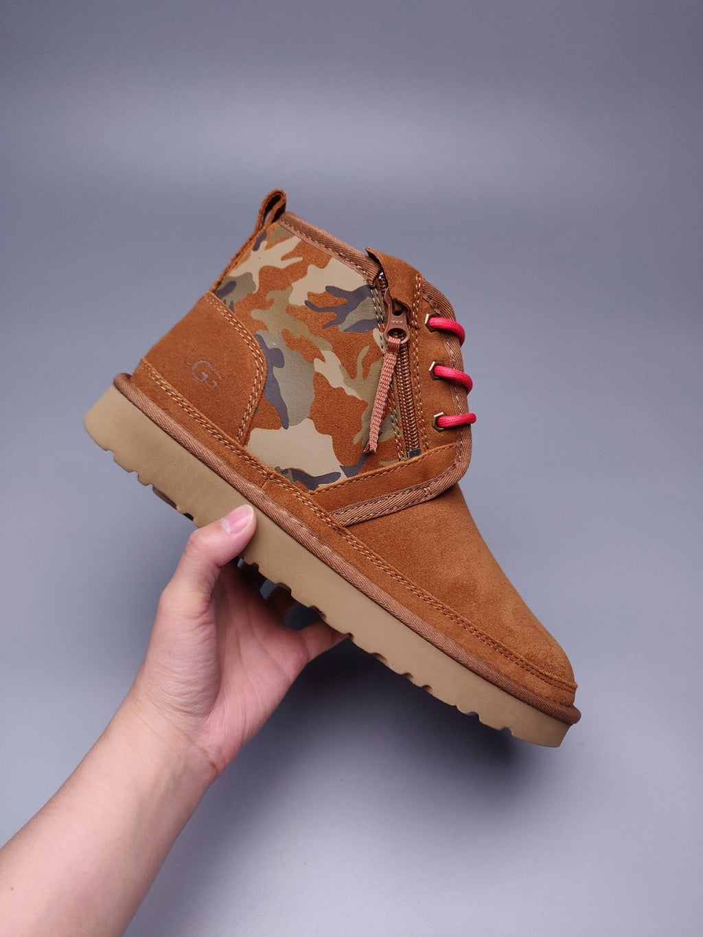 Chestnut Men's Colorblock Camouflage Casual Shoes | 4193