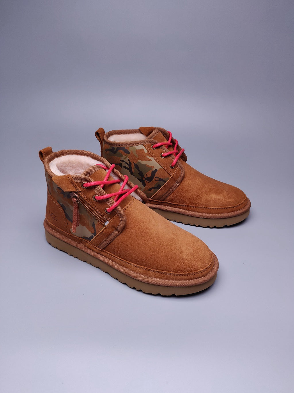Chestnut Men's Colorblock Camouflage Casual Shoes | 4193