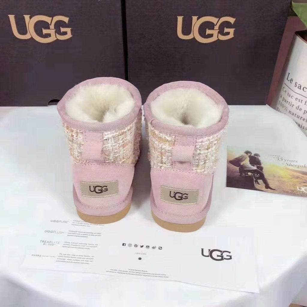 Pink Kids' Chic Winter Boots | 5854