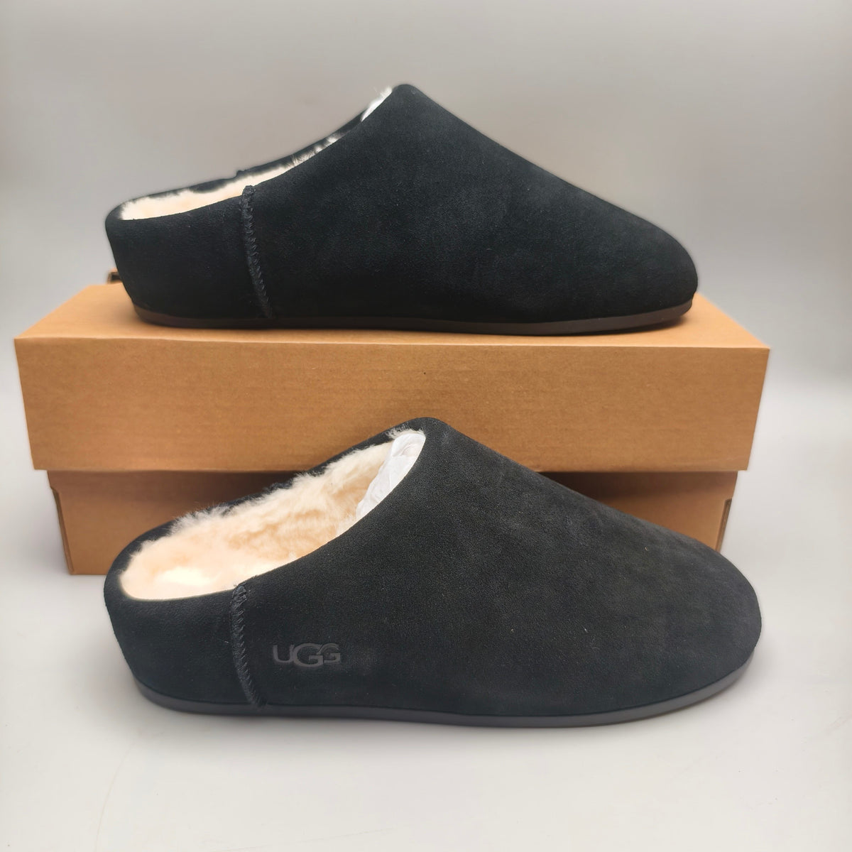Black Slip-On House Shoes | 1390