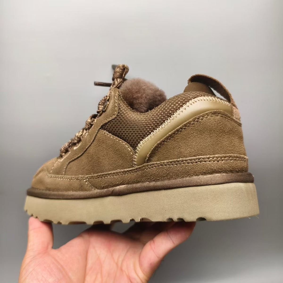 Walnut Brown Unisex Mesh Casual Sneakers | 4032