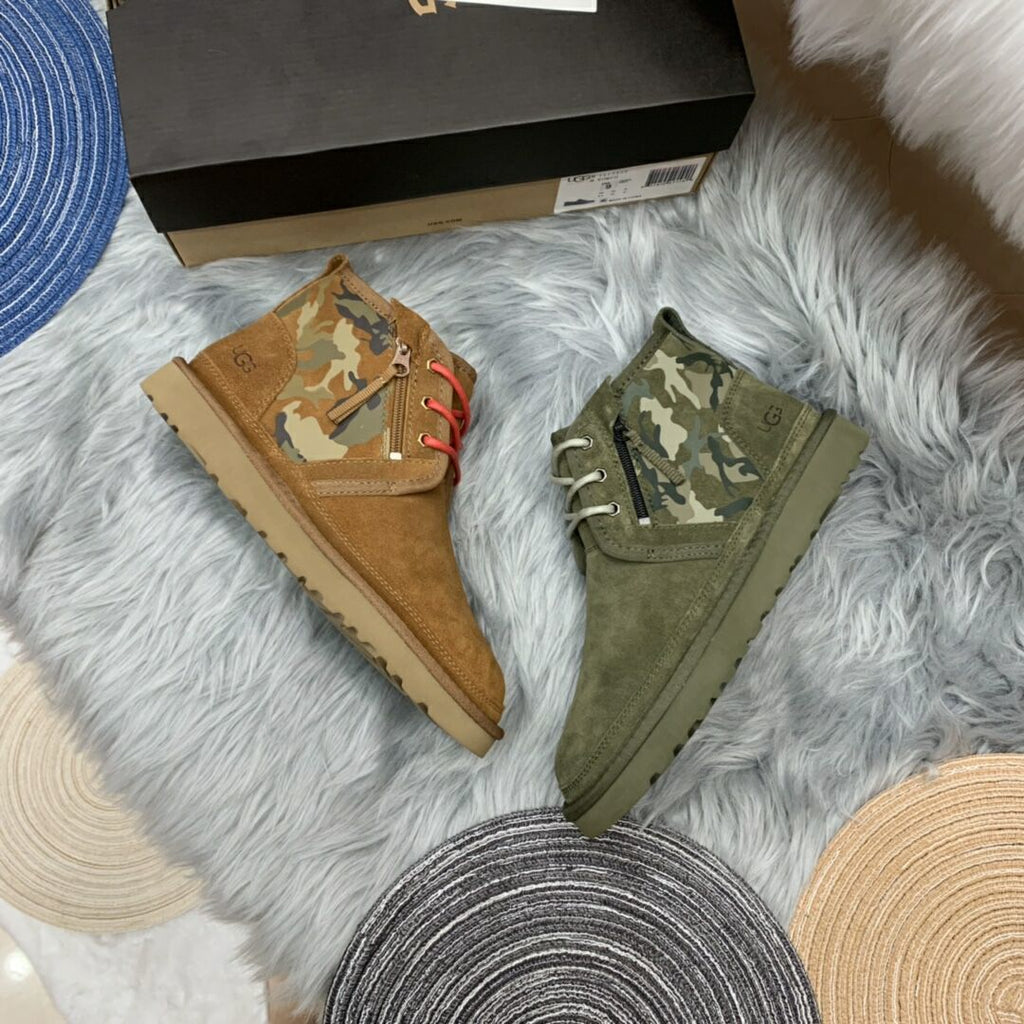 Chestnut Men's Colorblock Camouflage Casual Shoes | 4193