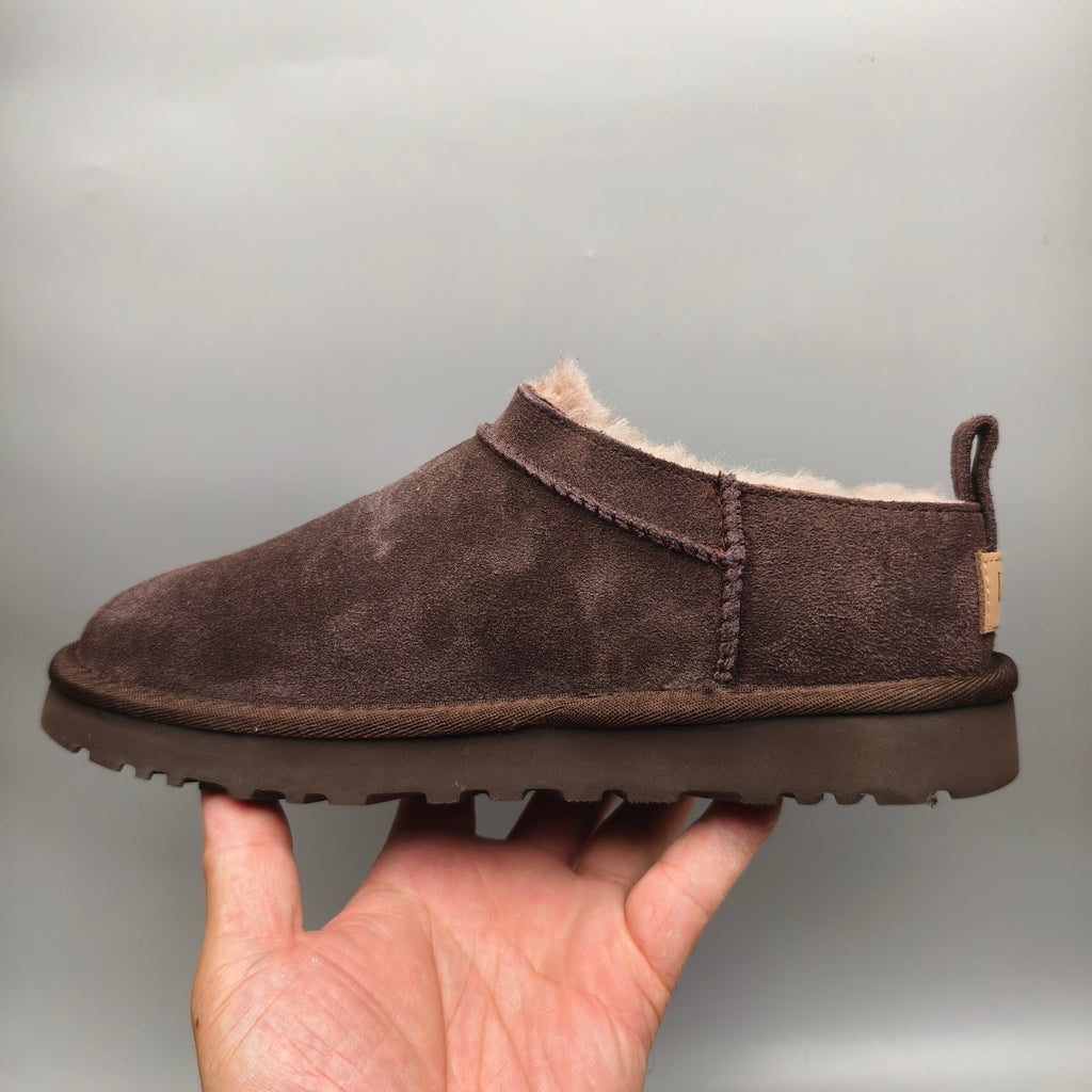 Chocolate Brown Women's Classic Slip-On Shoes | 3891