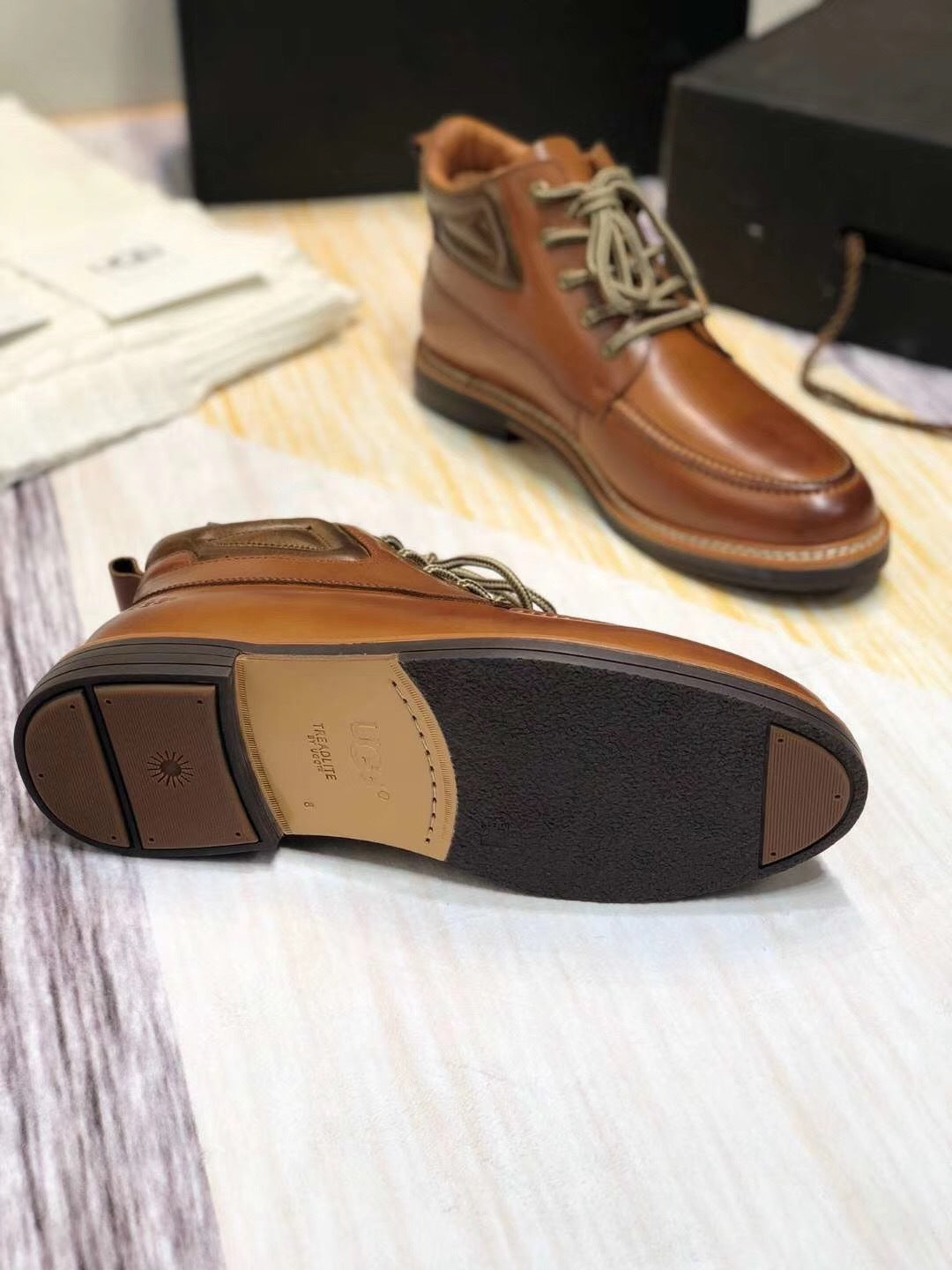 Classic Brown Leather Shoes | 0726-1