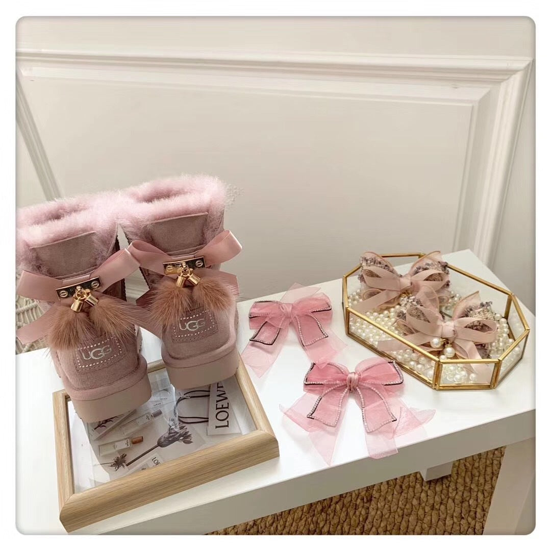 Dusk Pink Three-Way Winter Boots | 6503