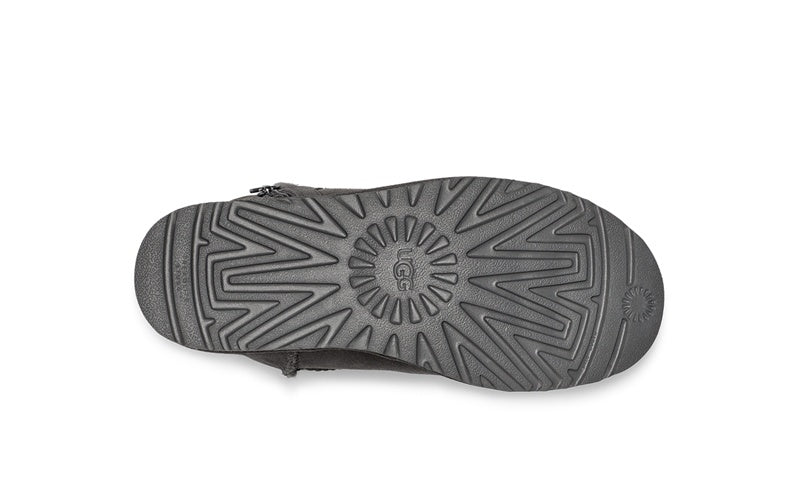 Grey Side-Zip Ankle Boots | 2481