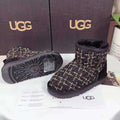 Black Kids' Chic Winter Boots | 5854