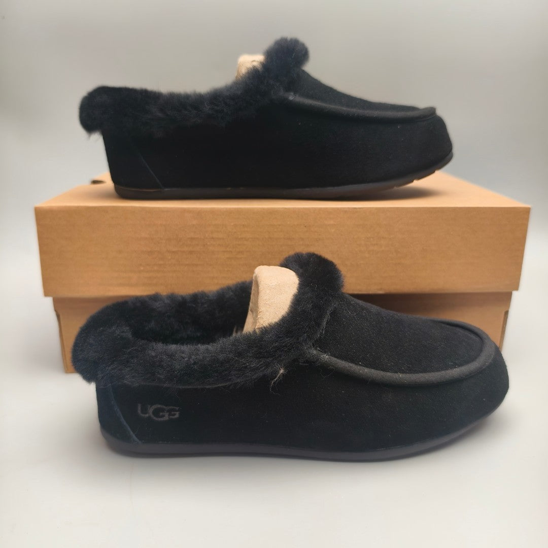 Black Slip-On House Shoes | 1391