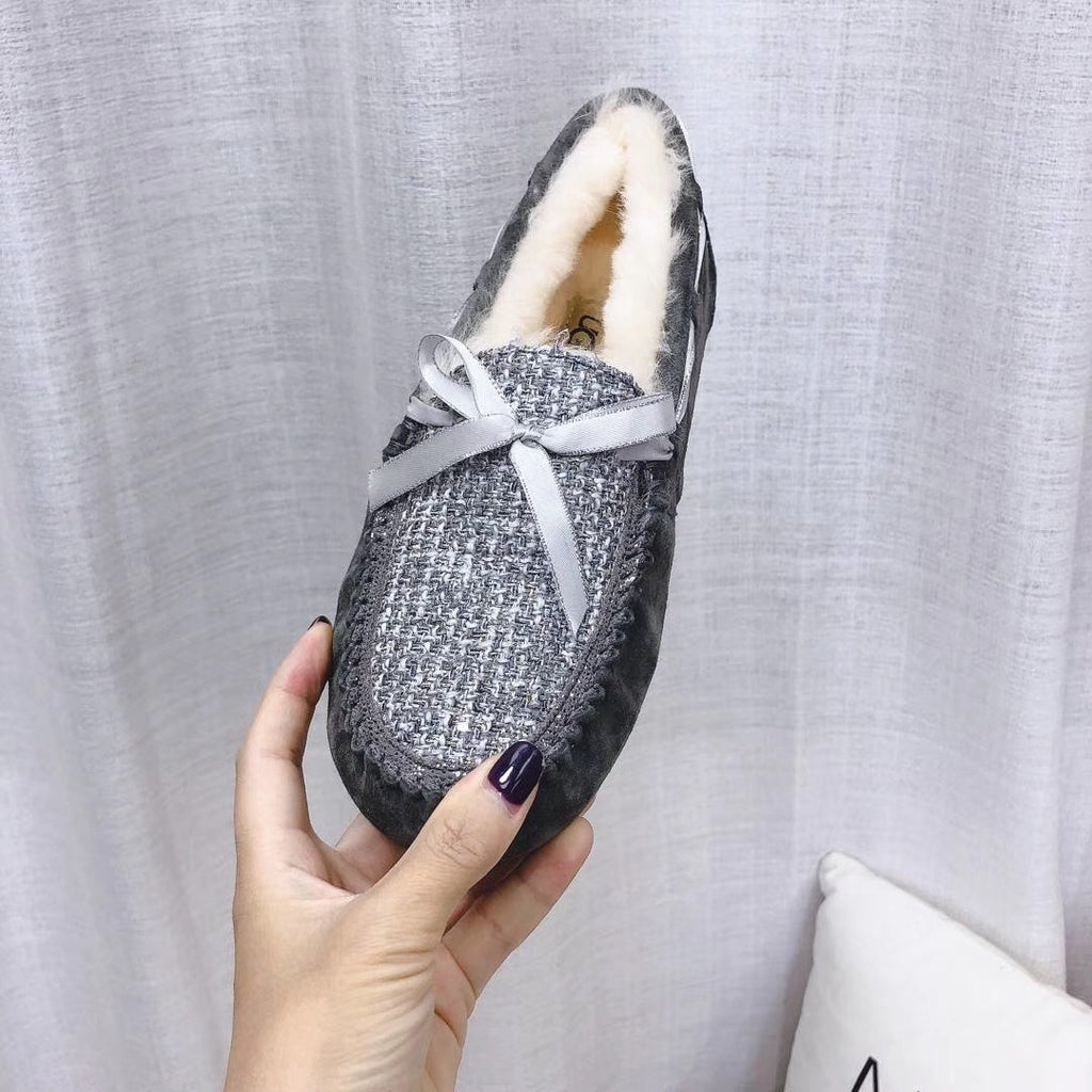 Grey Elegant Driving-Style Loafers | 5623