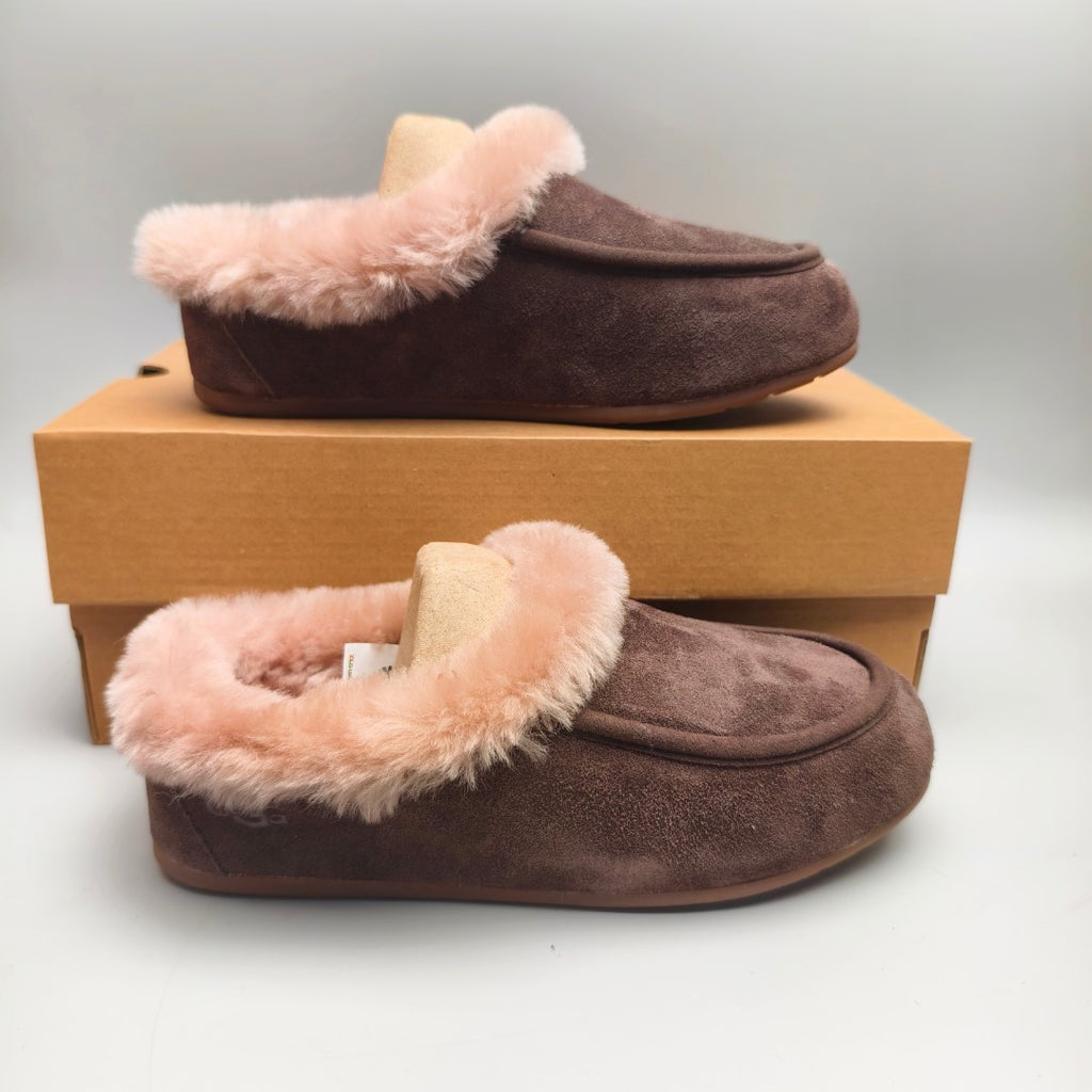 Chocolate Brown Slip-On House Shoes | 1391