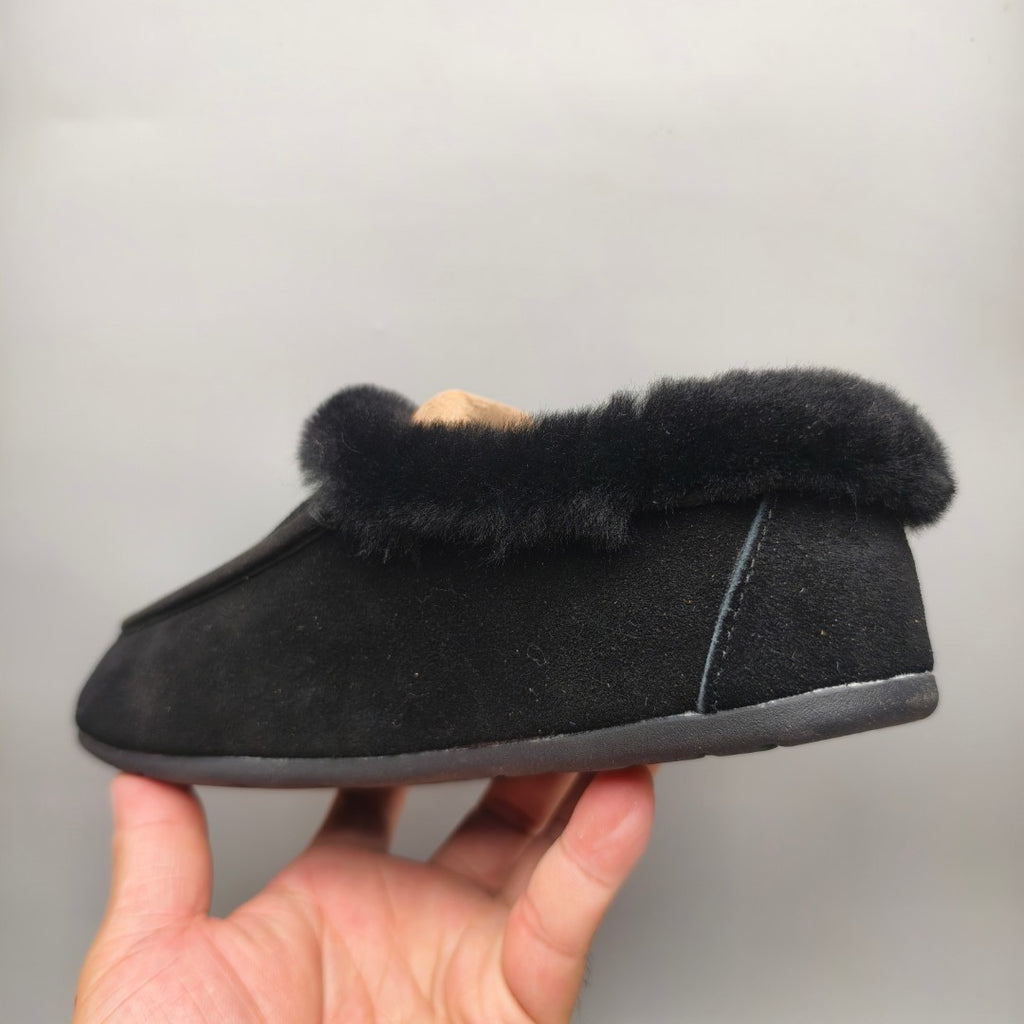 Black Slip-On House Shoes | 1391