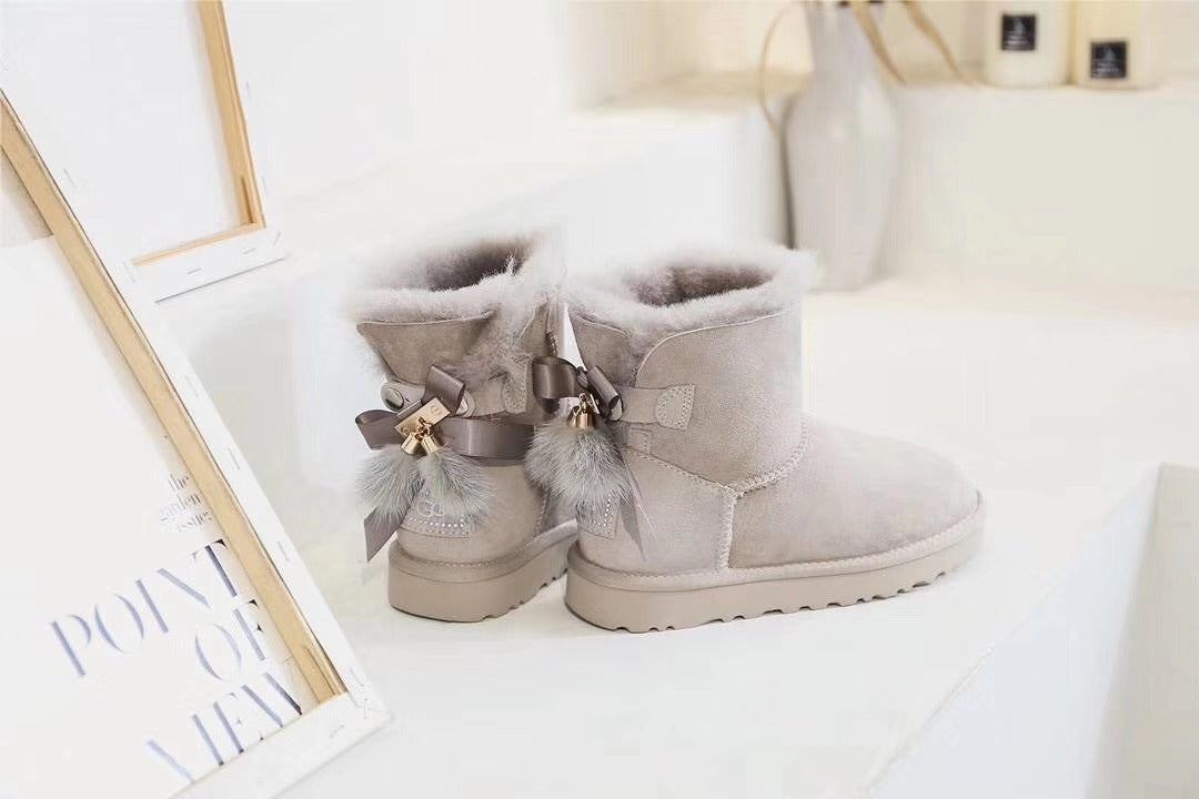 Diamond Grey Three-Way Winter Boots | 6503
