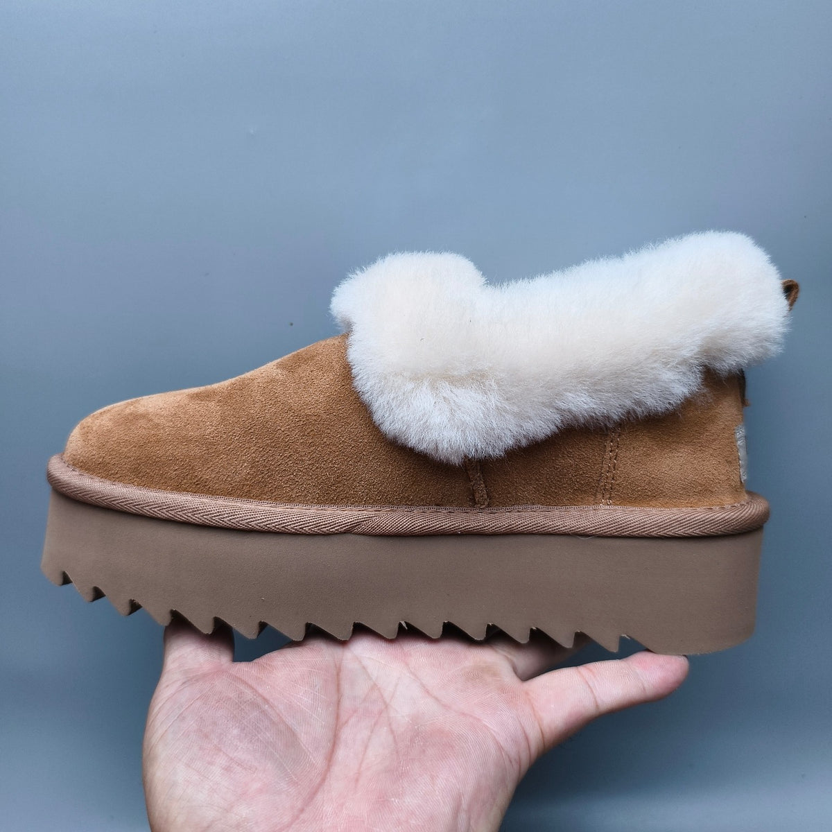 Chestnut Platform Casual Shoes | 6733