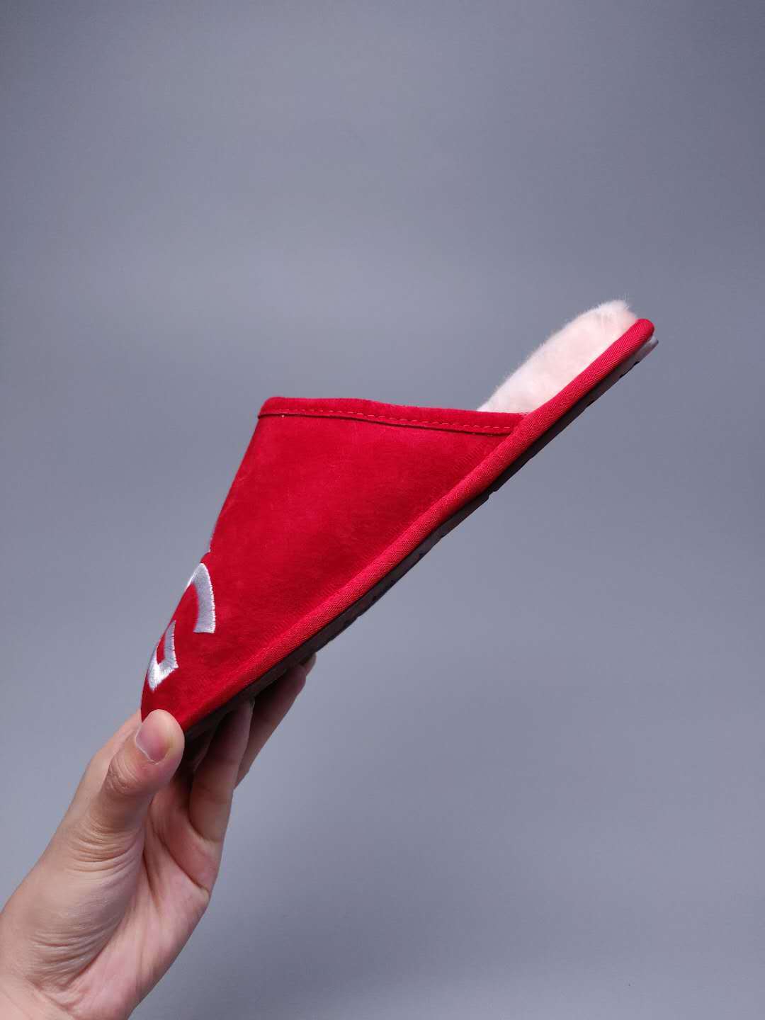 Bright Red Big G Indoor Slippers | 2593