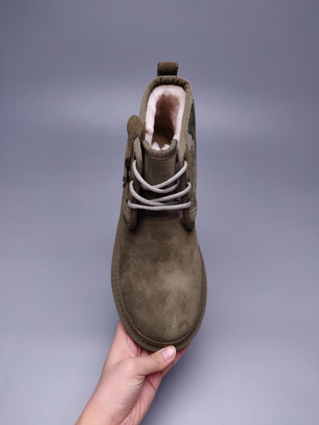 Army Green Men's Colorblock Camouflage Casual Shoes | 4193