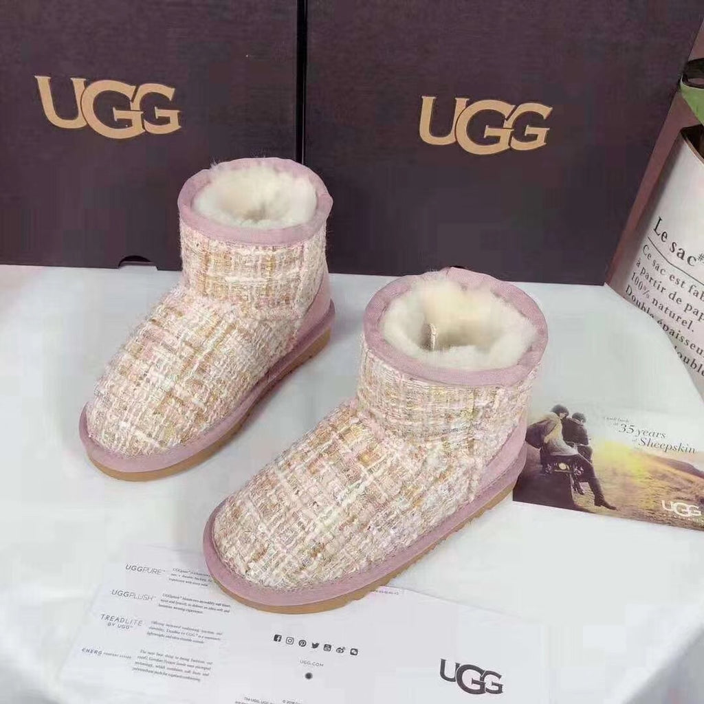 Pink Kids' Chic Winter Boots | 5854