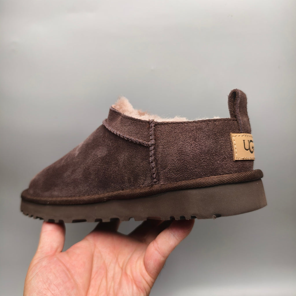 Chocolate Brown Women's Classic Slip-On Shoes | 3891