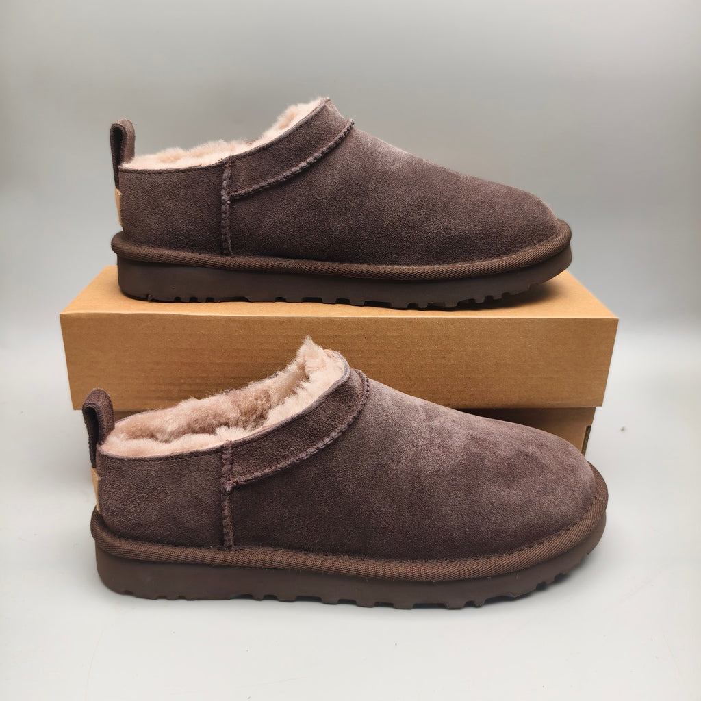 Chocolate Brown Women's Classic Slip-On Shoes | 3891