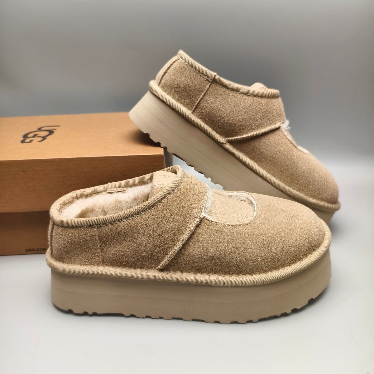 Sand Platform Mary Jane Shoes | 7612