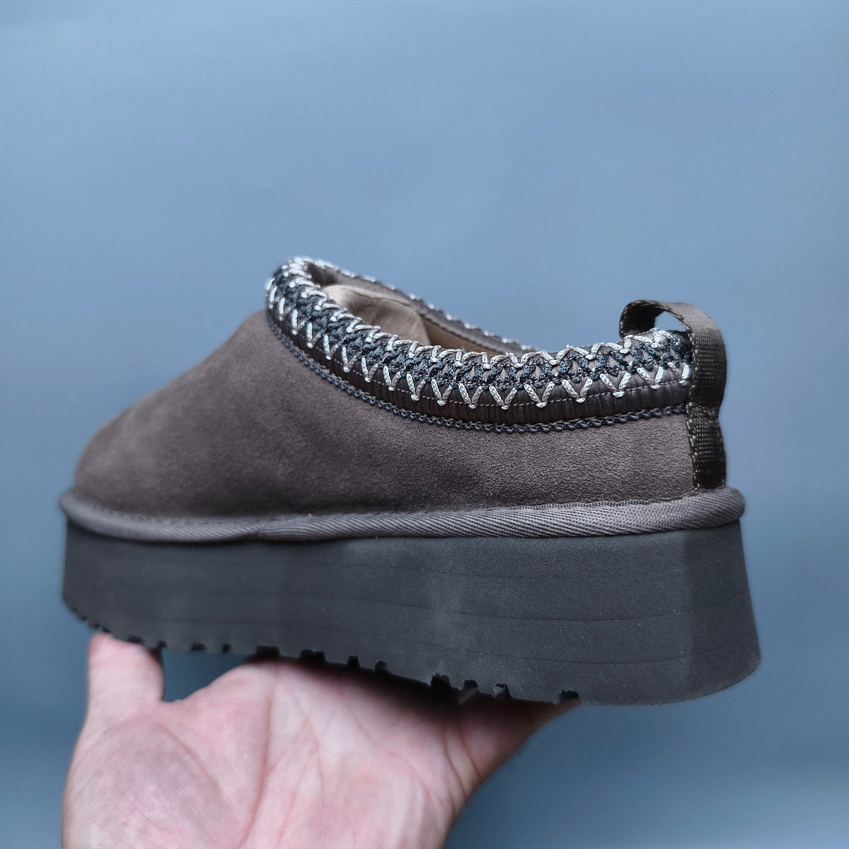 Walnut Brown Folk-Inspired Platform Casual Shoes | 2553 / 2130