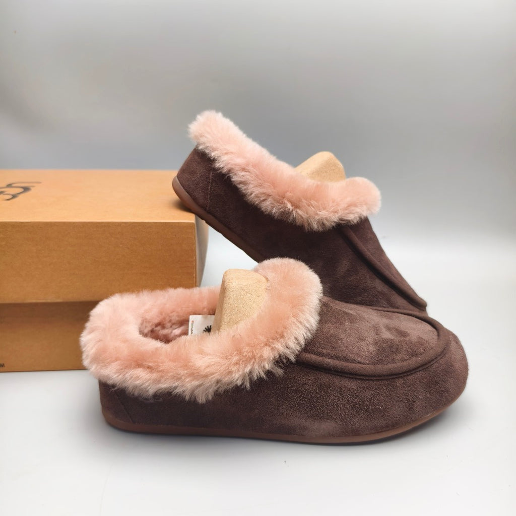 Chocolate Brown Slip-On House Shoes | 1391