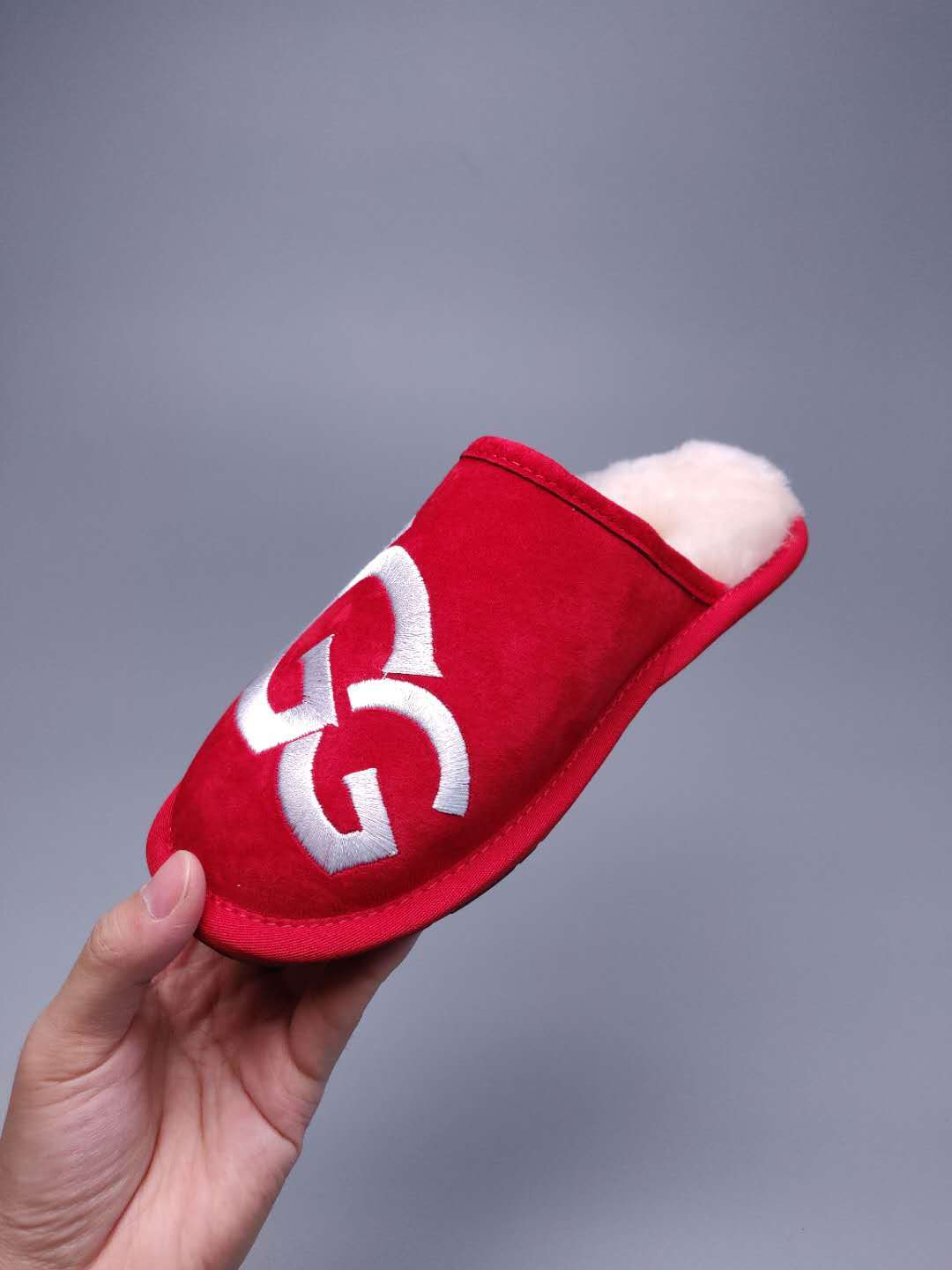 Bright Red Big G Indoor Slippers | 2593