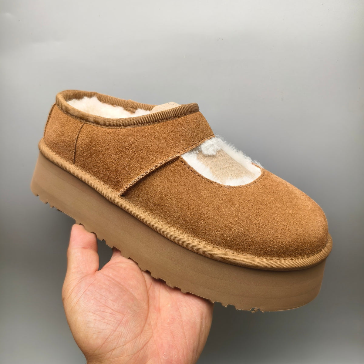 Chestnut Platform Mary Jane Shoes | 7612