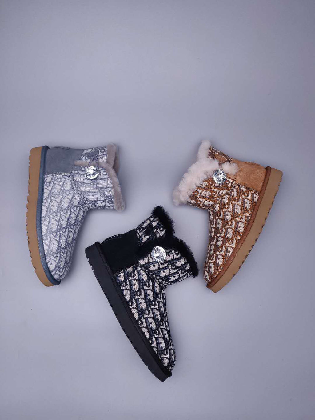 Black Fabric-Textured Casual Footwear | 6554