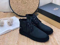 Black Zip-Up Casual Shoes | 3883