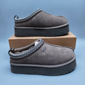 Walnut Brown Folk-Inspired Platform Casual Shoes | 2553 / 2130