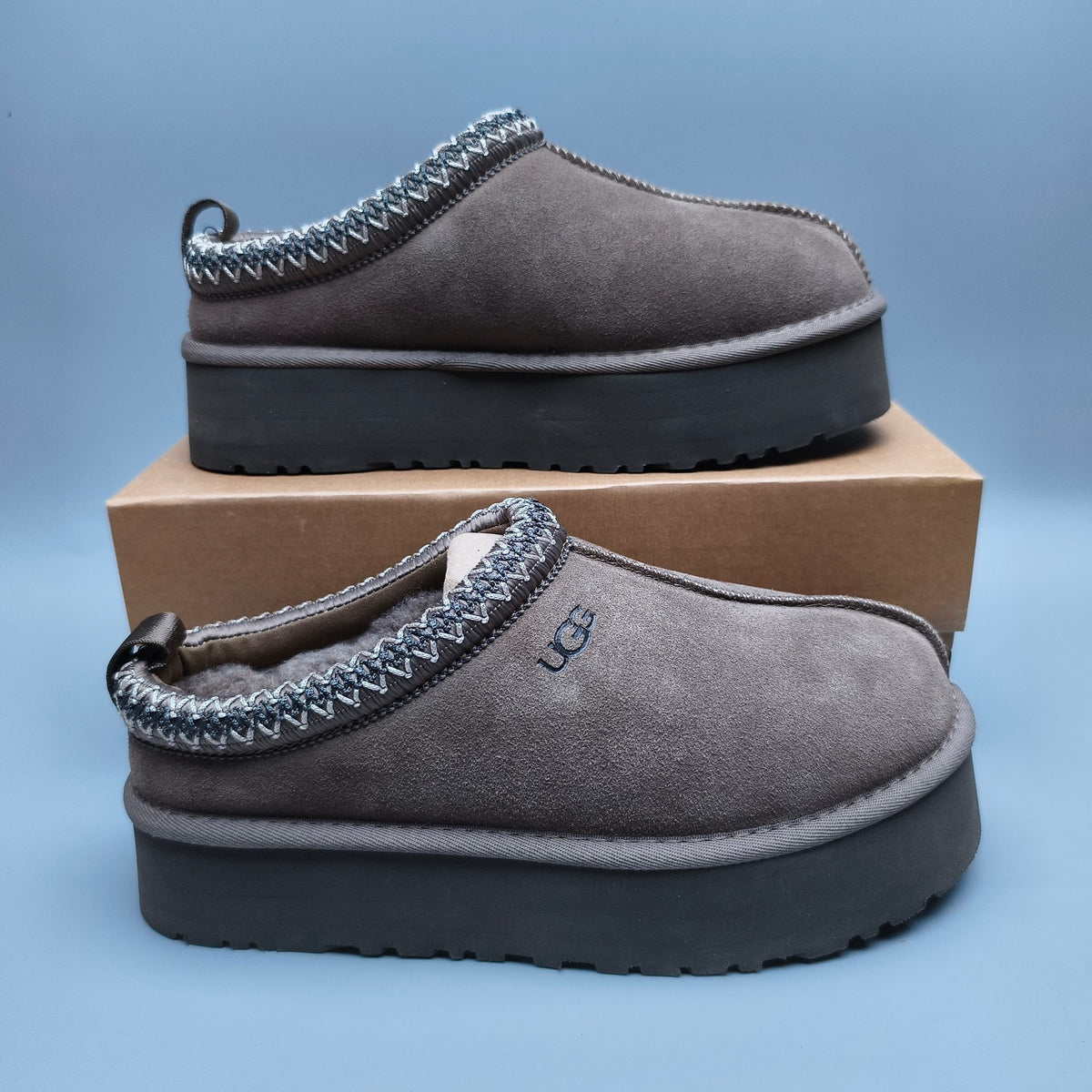 Walnut Brown Folk-Inspired Platform Casual Shoes | 2553 / 2130