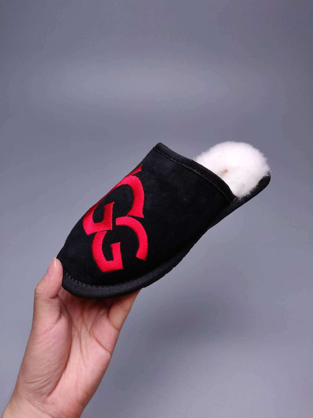 Black Big G Indoor Slippers | 2593