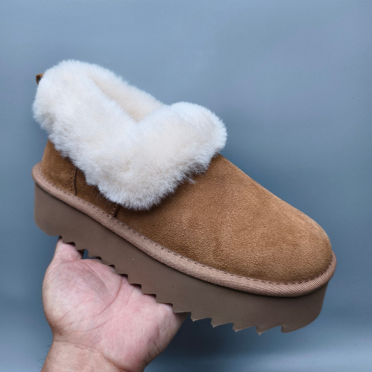 Chestnut Platform Casual Shoes | 6733