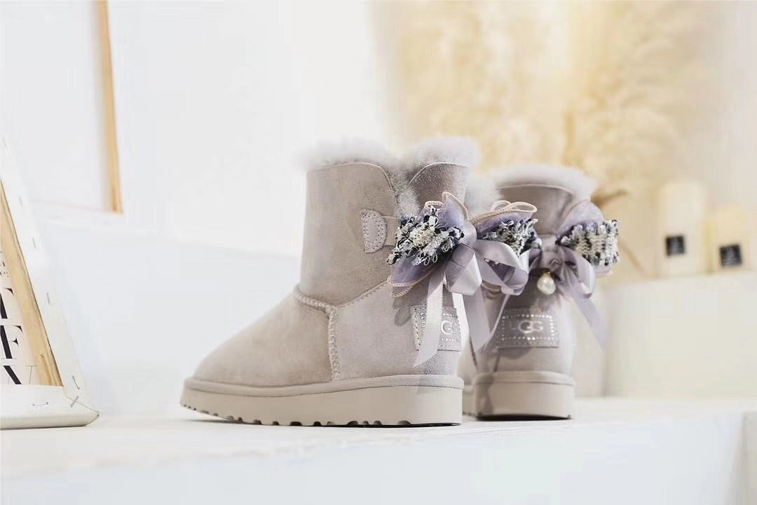 Diamond Grey Three-Way Winter Boots | 6503