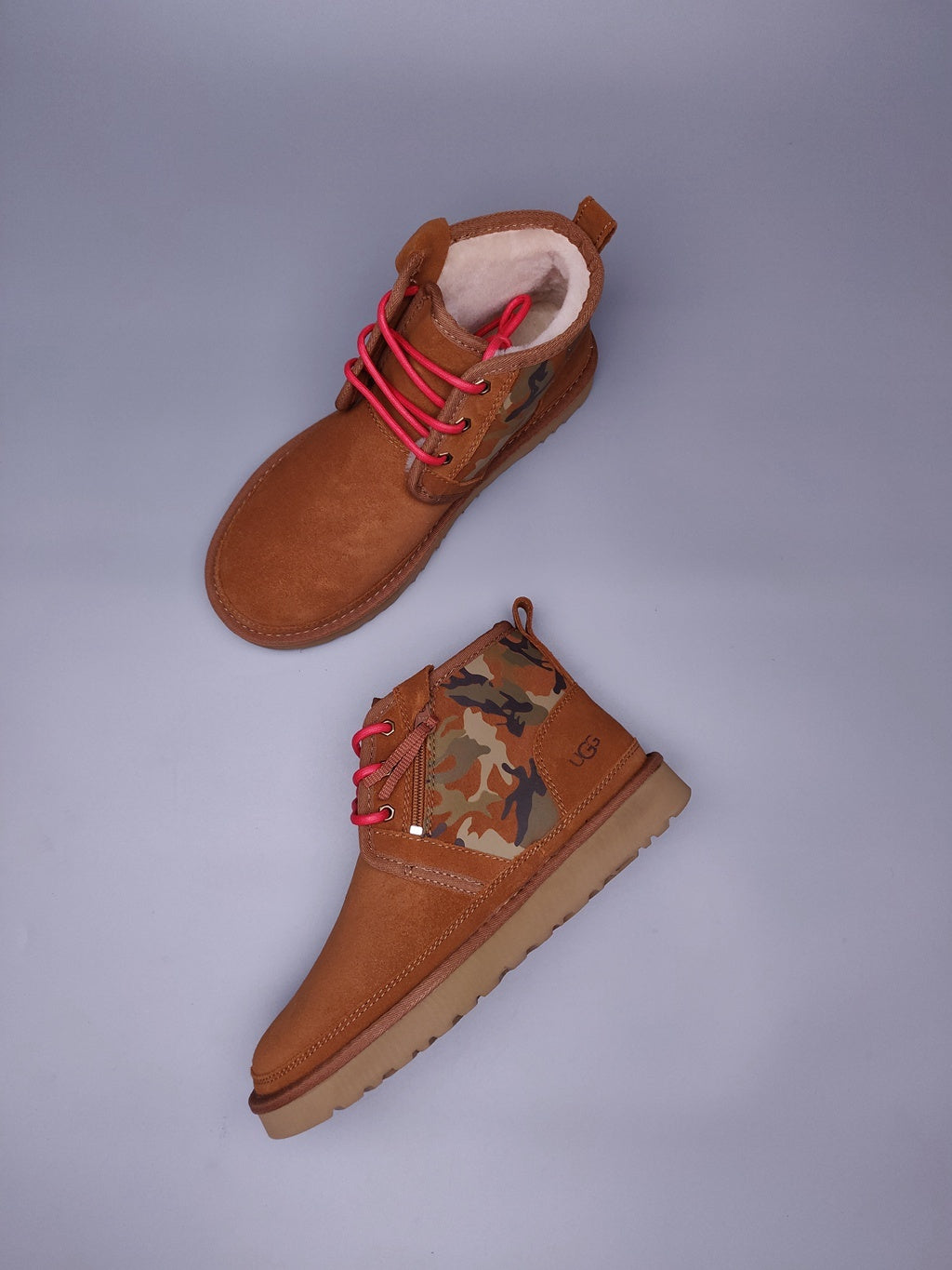 Chestnut Men's Colorblock Camouflage Casual Shoes | 4193