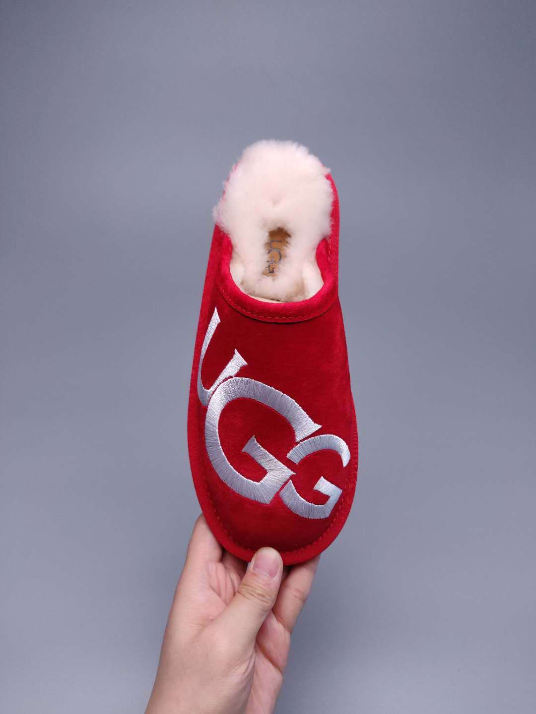 Bright Red Big G Indoor Slippers | 2593
