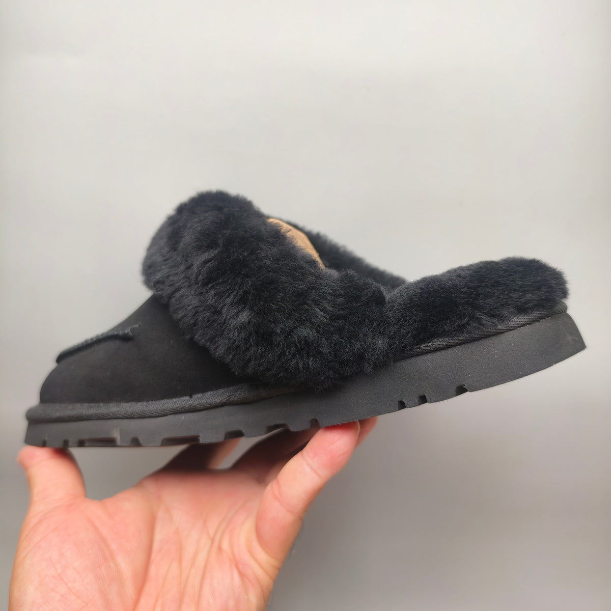 Black Casual Indoor Slippers | 4571