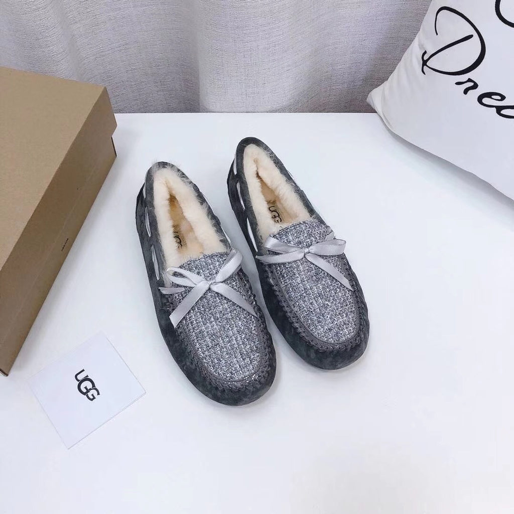 Grey Elegant Driving-Style Loafers | 5623