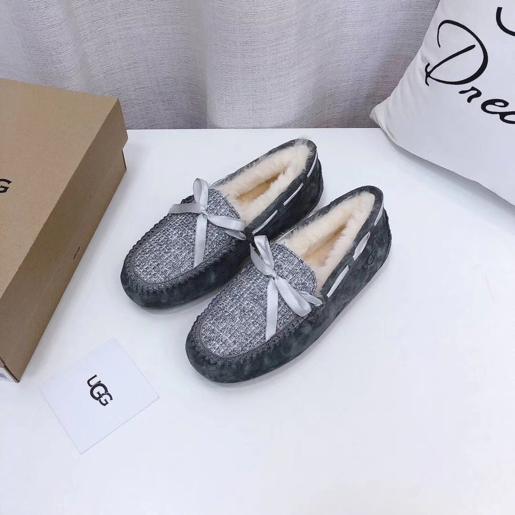 Grey Elegant Driving-Style Loafers | 5623