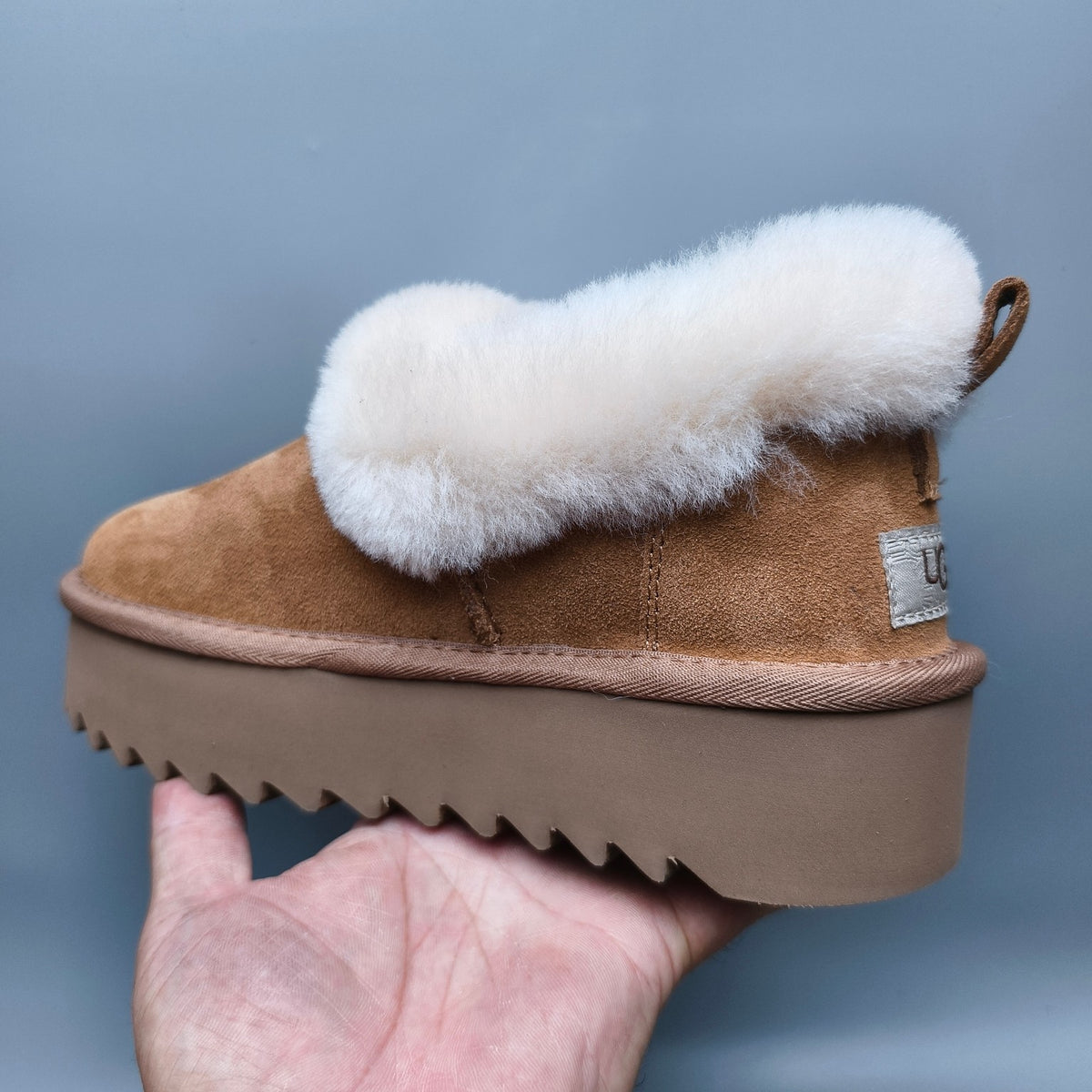 Chestnut Platform Casual Shoes | 6733
