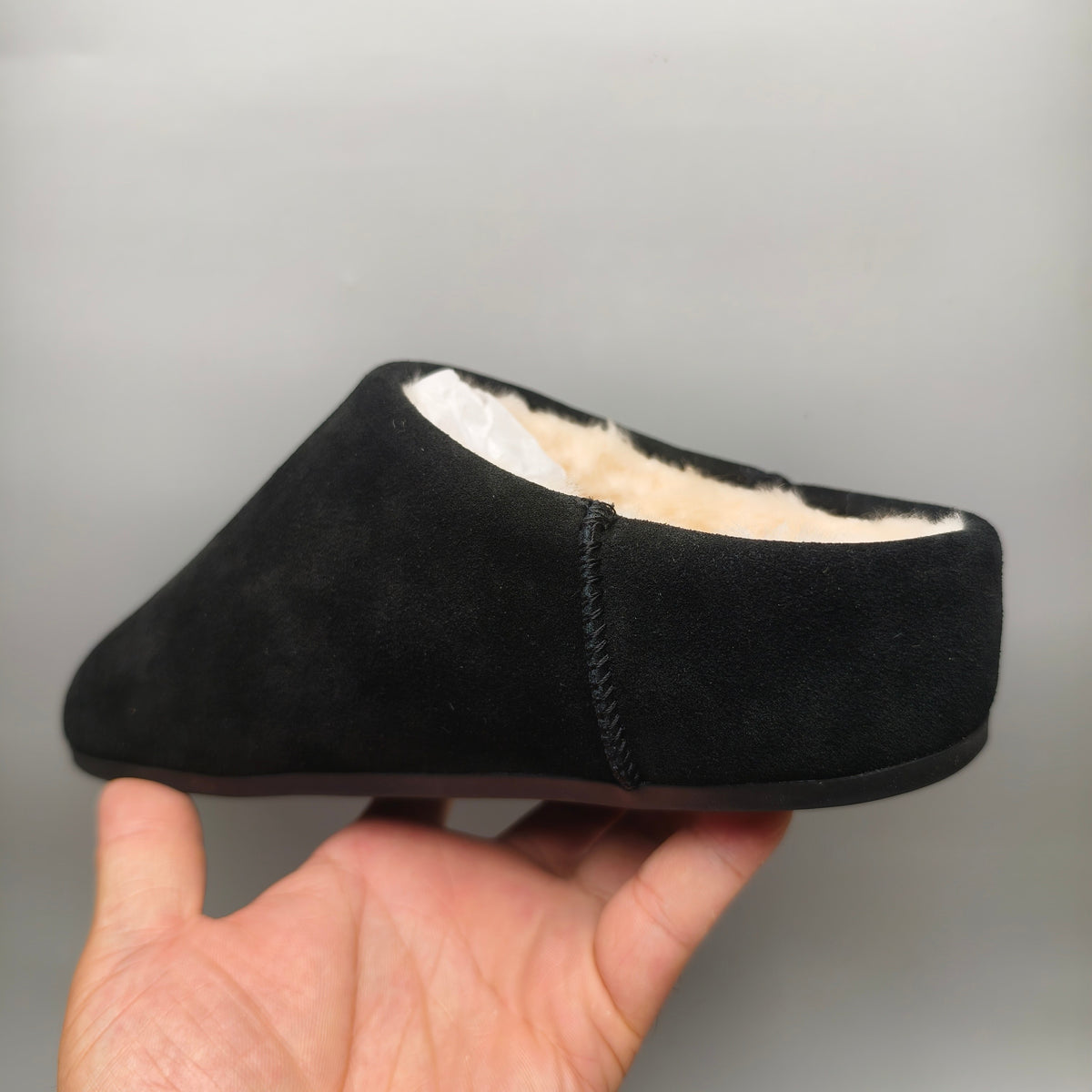 Black Slip-On House Shoes | 1390