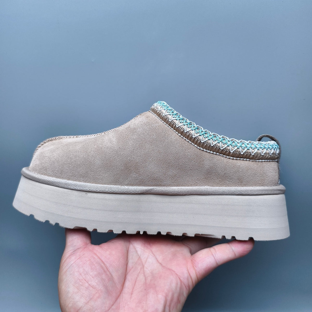 Beige Folk-Inspired Platform Casual Shoes | 2553 / 2130
