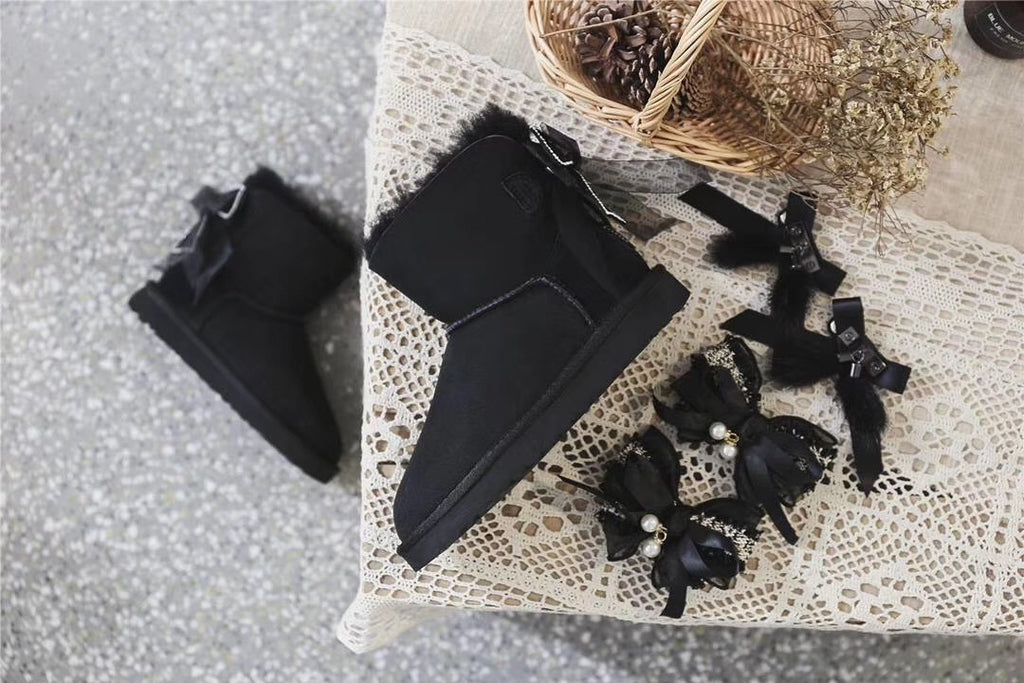 Classic Black Three-Way Winter Boots | 6503