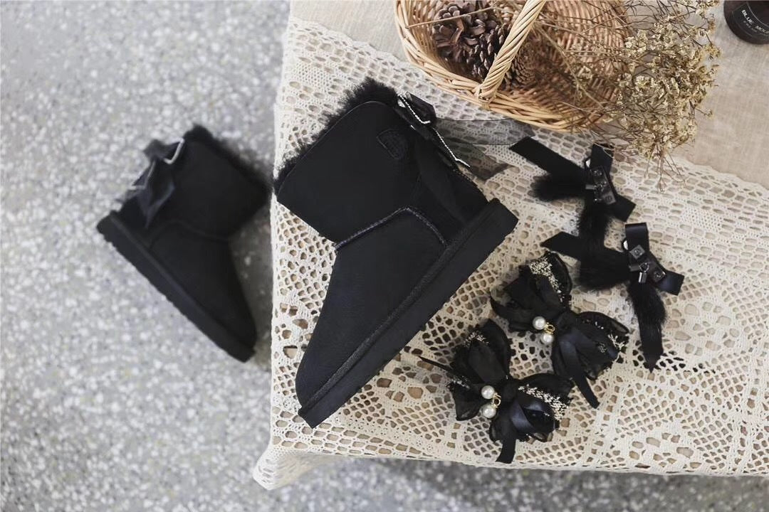 Classic Black Three-Way Winter Boots | 6503