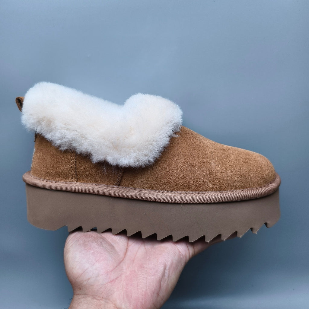 Chestnut Platform Casual Shoes | 6733
